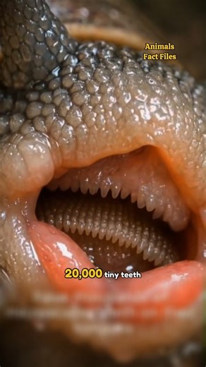 This Animal Has 20,000 Teeth! 😳 You Won’t Believe How Many Teeth This Animal Has