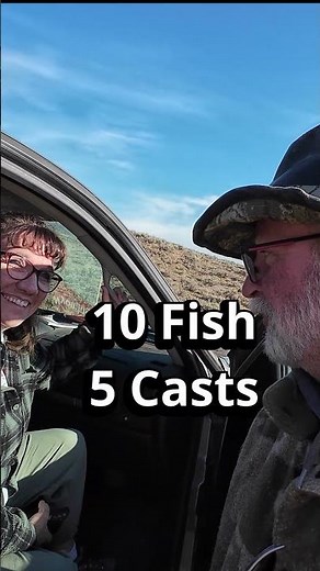 10 fish in 5 casts #fishing #funny #humor