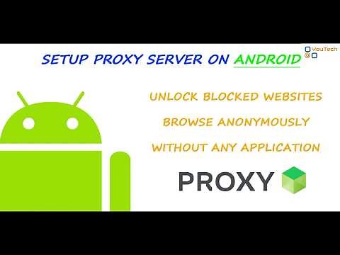 Setup proxy server on android without any app| APN proxy |