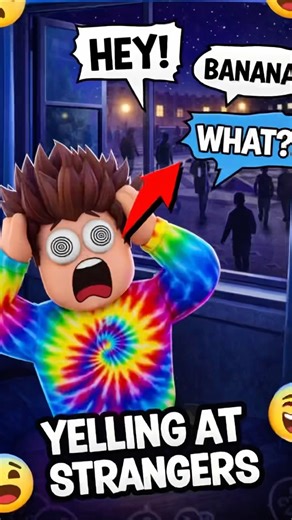 WHEN U YELLING AT STRANGERS RANDOMLY 🤯💀#roblox
