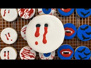 Vampire Bite Cookie Tutorial | Beginner Vampire Cookies