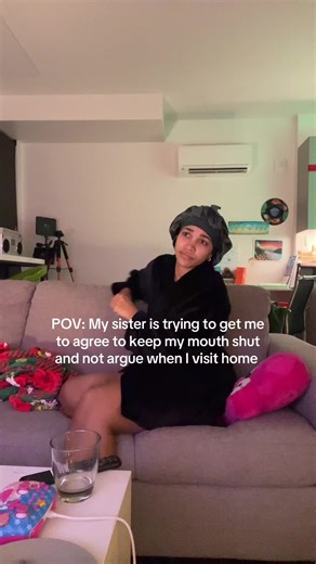 I spent enough yrs having to stfu under this roof. I’m too grown for that now and so is she👏🏽 maybe you should be talking to her about watching her mouth instead of me