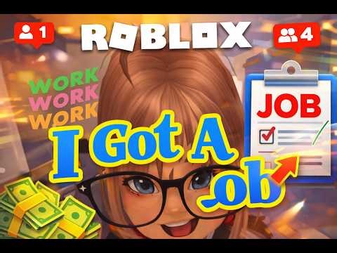 I Got My First Job in Roblox! 💼💰 (Did I Succeed?)