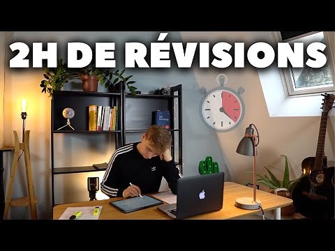 On RÉVISE 2H ensemble👨🏼‍🎓 ! (Study With Me) - révisions en temps réel