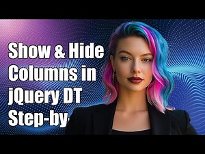 How to Show and Hide Columns in jQuery DataTables: A Step-by-Step Guide