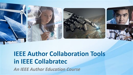 IEEE作者培训课程：IEEE Collabratec中的作者协作工具
