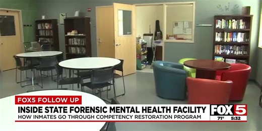 FOX5 takes a look inside state’s forensic mental health facility