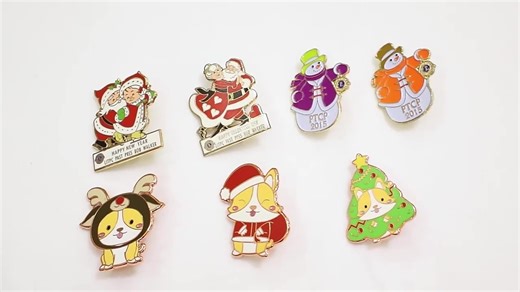 Lapel Pin Manufacturer Custom Enamel Pin Brooch Bulk Metal Badge Logo Anime Cartoon Soft Hard Enamel Pins Custom