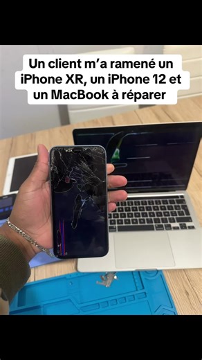 Nouvelle vie pour vos tels casser ✅ #asmr #réparation iPhone #iphone12 #fyp #repair