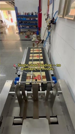 ⚙ High-Speed Friction Feeder for Smart Packaging Lines