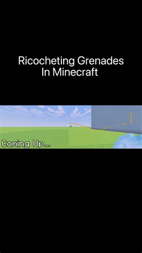 How To Make Ricocheting Grenades In Minecraft #command #minecraft #mcpe #fypシ