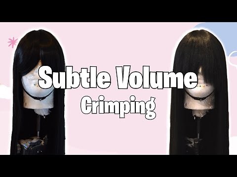 Subtle Volume w/ Crimping | Cosplay Wig Tips & Tricks