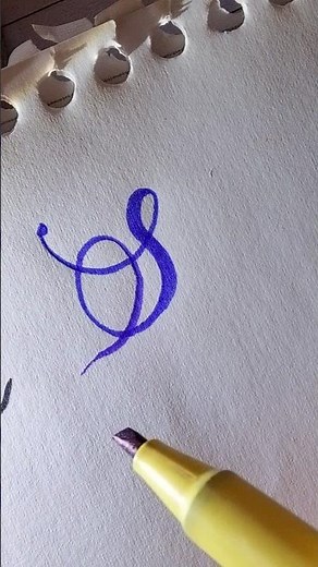 Calligraphy latter S #stylish #art