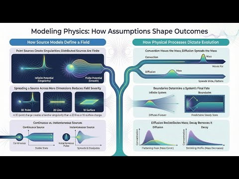 Concentrated Sources: Delta Function Determines Singularity, Dimensionality, and Stability