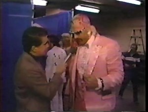 Regis Philbin had access to Jesse Ventura backstage at the inaugural WrestleMania, and aired it on his show the next day. (The Morning Show April 1, 1985) | 80's Wrestling