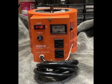 Vevor 20 AMP VARIAC Unboxing and Test