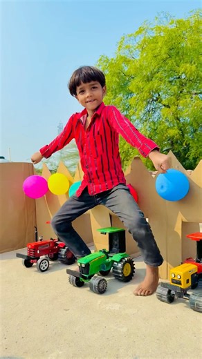 Remote Control Jcb And Dumper Truck tractor Unboxing And Testing Short Video #automobile #ytshorts