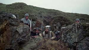 Watch 'There he is! Where? There! What? Behind the rabbit? It *is* the rabbit! You silly sod!...' | Monty Python and the Holy Grail Clip