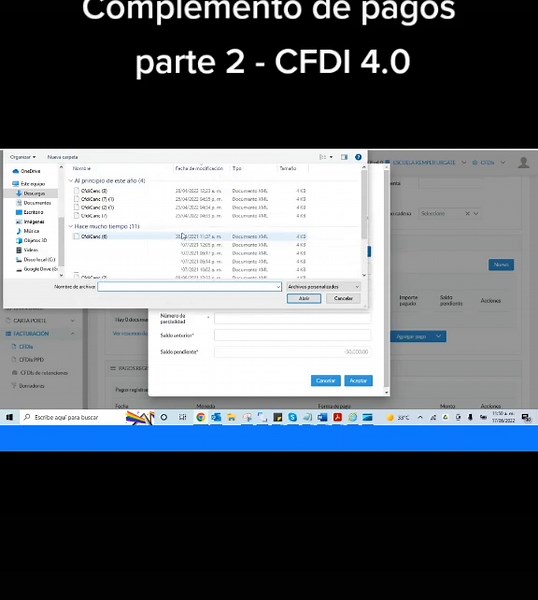 Cómo generar un complemento de pagos con XML