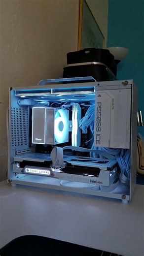 my gaming PC mini pc micro atx mmmm can carryy it haha #gamingpc