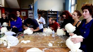 Workshop - The Object Score (making foam puppets and dancing with puppets)