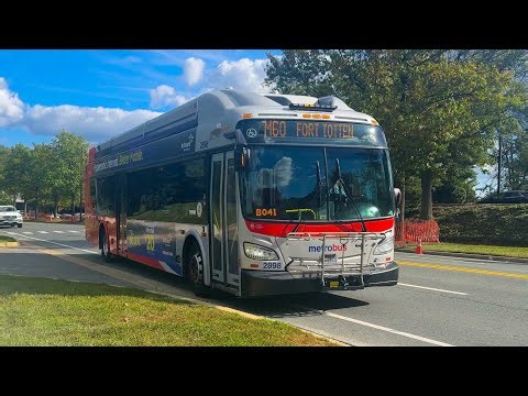 WMATA Metrobus 2016 New Flyer Xcelsior XN40 #2898 on Route M60 to Fort Totten!
