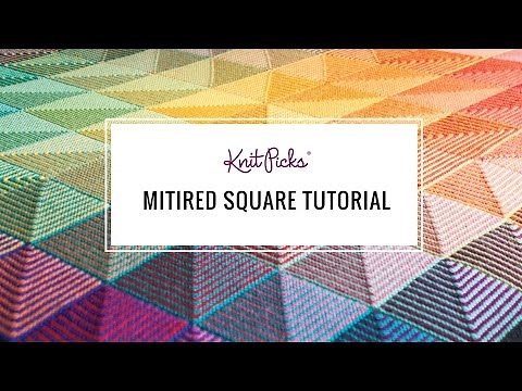 Learn to Knit a Mitered Square - Tutorial