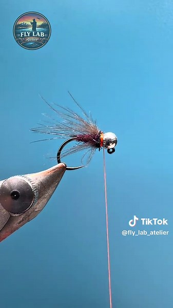 #flytying #flyfishing #fishinglife #flyfishingnation #nymph duracell hot spot 🎣🔥