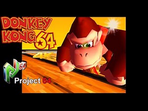 Project64 2.4.0.1474 | Donkey Kong 64 4K UHD | N64 Emulator Gameplay