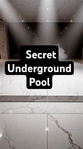 Inside a Luxury Underground Swimming Pool Hidden Beneath a Mansion