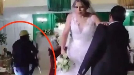 Gunman storms wedding & shoots guest dead as bride about to toss bouquet
