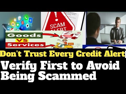 Don’t Trust Every Credit Alert! Verify First to Avoid Being Scammed”