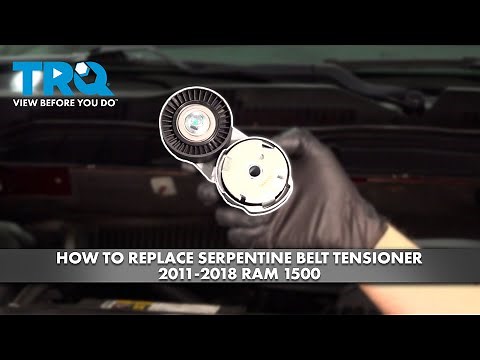 How to Replace Serpentine Belt Tensioner 2011-2018 RAM 1500 3.6L V6