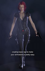 Many people ask me how I make my rigs, this a reply video a made for Tik-Tok showing the basic step of the process. 😄 #animation #3d #blackwidow #avengers #b3d #learning #rigging | JGCruz3d - Juan Cruz