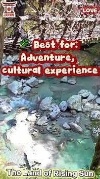 🌊 Iya Valley (Hidden Valley of Shikoku) #tourist #travel #asia #japan