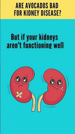 Are Avocados Bad for Kidney Disease? #shorts