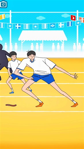 「運動会のエース」 - チート級の脚力で一位を狙おう！[ ロングボーイ] #shorts #games #ytshorts #shorts2025 #viralshorts