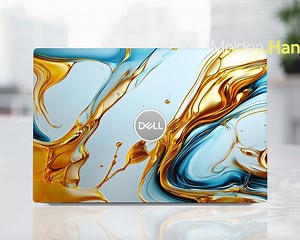 Laptop Skin Dell 16 Inch Logo Protection Vinyl Decal Personalized Gift Custom Sticker Gold Unique Design for Xps Latitude Alienware Precison - Etsy