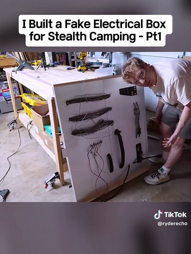Fake Electrical Box Camper Build — Stealth Camping DIY Part 1