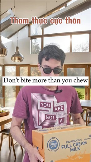 [Learn Chinese] Don't bite more than you chew #learnmandarin #speakchinese