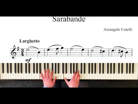 A. CORELLI– Sarabande | Oboe & Piano Play Along (aus Oboe Solos, arr. Malcolm Arnold)