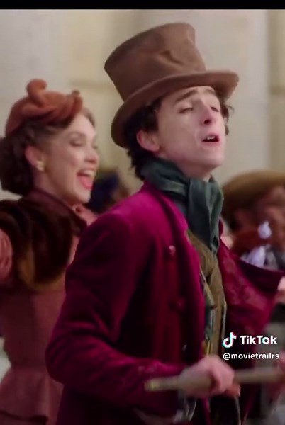Young Timothee Chalamet Dancing to Willy Wonka Music