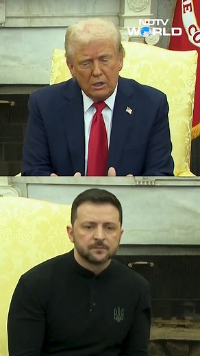 Trump, Zelensky In Oval Office Shouting Match: "Make Deal Or We're Out" #DonaldTrump #Zelensky | NDTV