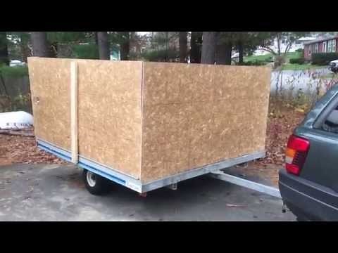 How To Build Sides on a Snowmobile Trailer for Leave and Yard Cleanup
