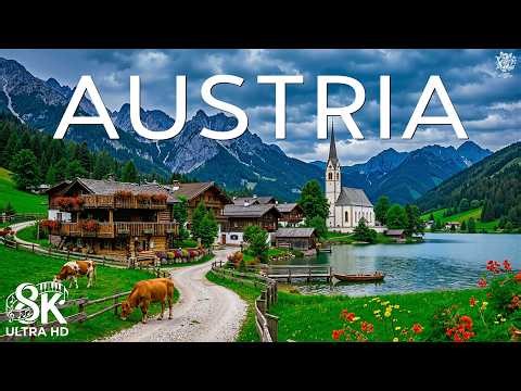 Austria 8K | Alpine Lakes, Storybook Villages & Majestic Peaks – VIDEO 8K