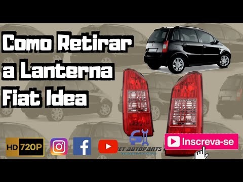 How to remove the Fiat Idea taillight
