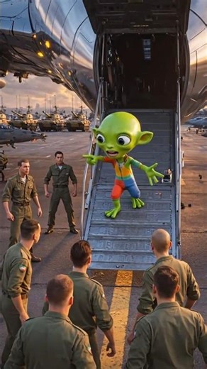 alien land in miletry base 👽🛸 #sports #ai