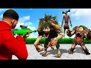 Ich JAGE alle MONSTER in GTA 5!! (SCP, Siren Head, Zombie)