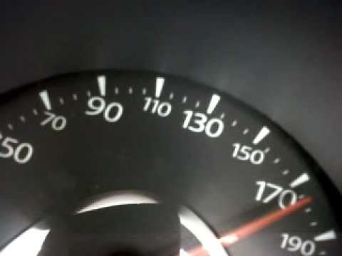 Renault wind acceleration 70 KM/H à 180 KM/H