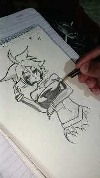 Anime art 🤣#experiment #drawing #animedrawing #growth #drawingandassemblingdemonslayer #art #sketch